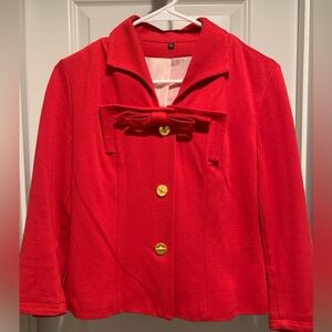 Cabi by Carol Anderson. Red Beau Jacket/Blazer in a size 2.